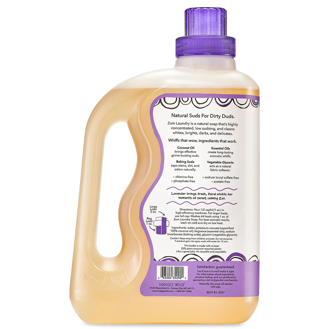 Lavender 64 oz. Zum Laundry Soap - Image 4