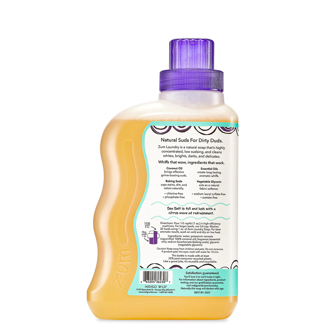 Sea Salt 32 oz. Zum Laundry Soap - Image 5